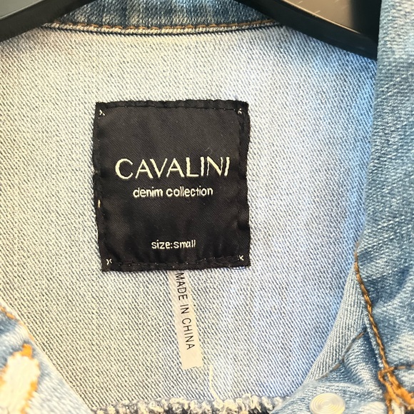 Denim Button-up Jacket, Light Blue - Picture 2 of 6
